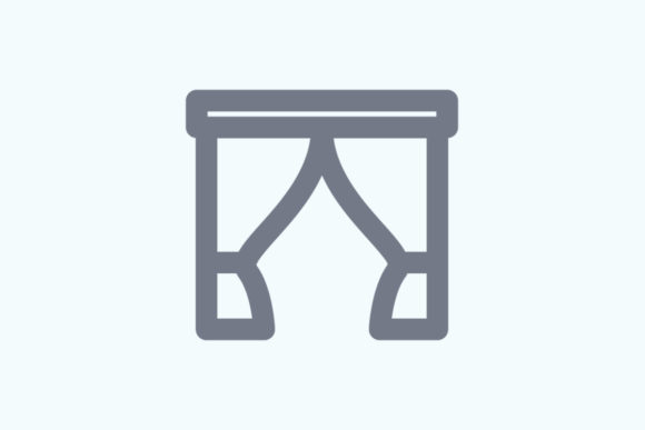 Curtain Graphic Design Asset for Bloggers and Publishers