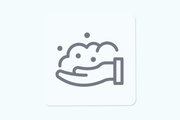 Handwashing Illustration for Branding and Graphic Design