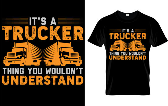 It's a Trucker Thing - A Graphic Print Template Review