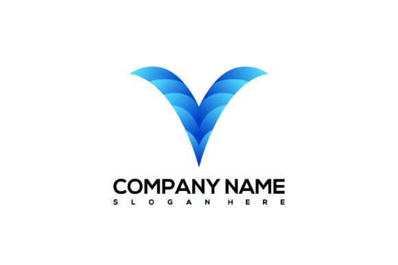 Letter V Vector Logo for Graphics and Logos