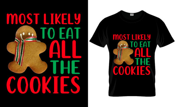 Most Likely to Drink Christmas Graphics for Print Templates