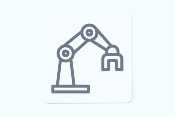 Robotic Arm Graphics for Local Business Branding