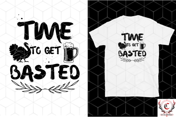 Time to Get Basted Thanksgiving Graphics for Print Templates