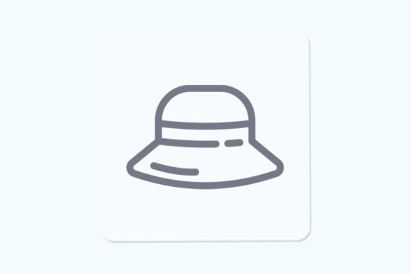 Women Hat Graphic Design Asset for Blog and Website Use