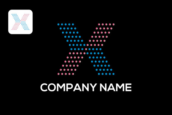 X Letter Vector Logo for Modern Graphics and Logos